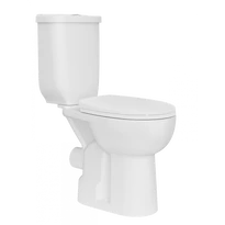 HANDICAPPED kombi WC misa zvýšená, s bidetovou sprškou, zadný odpad, biela