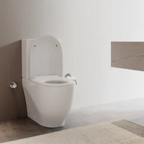 MARE kombi WC misa s bidetovou sprškou, rimless, biela