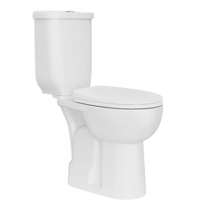 HANDICAPPED kombi WC- set s bidetovou sprškou, spodný odpad, biela