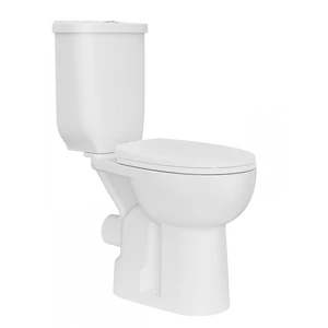 HANDICAPPED kombi WC- set s bidetovou sprškou, zadný odpad, biela