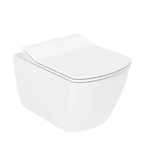 ELEGANT závesné WC s bidetovou sprškou, rimless, biela