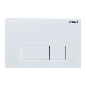Creavit ovládacie tlačidlo - biela lesk