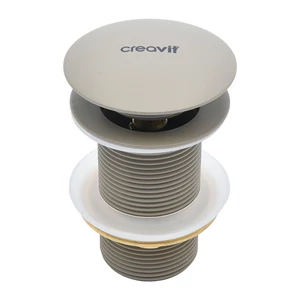 CREAVIT umývadlová výpusť, click-clack, cappuccino