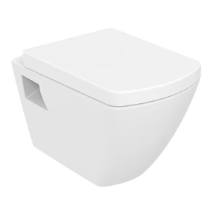 TETRA závesné WC, rimless, biela