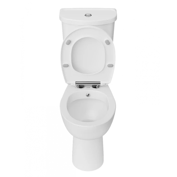 HANDICAPPED kombi WC- set s bidetovou sprškou, zadný odpad, biela