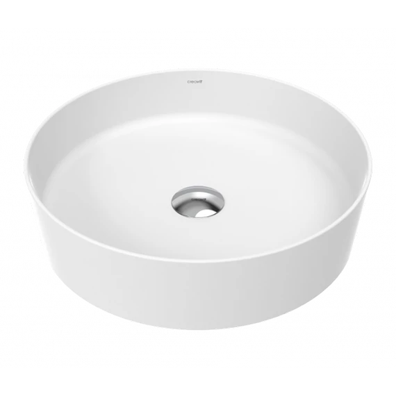 LOOP ROUND keramické umývadlo na dosku  Ø 45 cm, biela