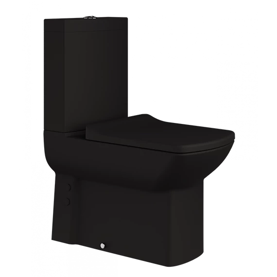 LARA kombi WC-set s bidetovou sprškou, čierna
