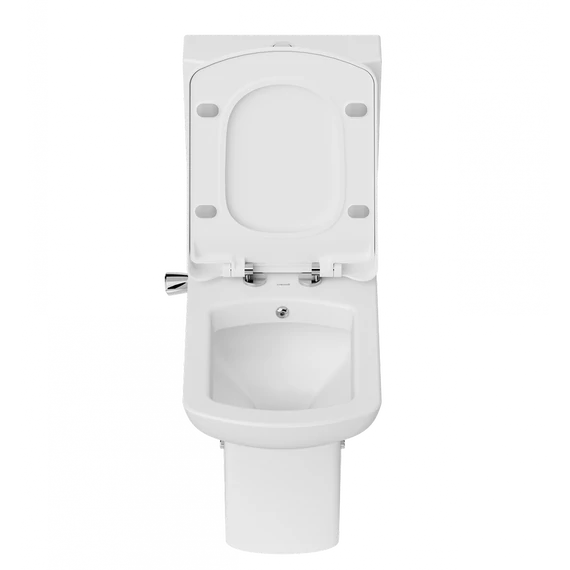 LARA kombi WC-set s bidetovou sprškou a integrovaným ventilom na studenú vodu, biela