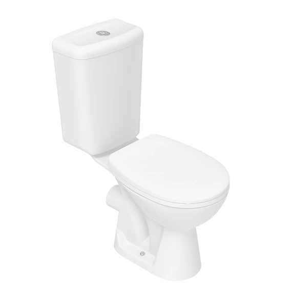 PITTA kombi WC- set s bidetovou sprškou, zadný odpad, biela