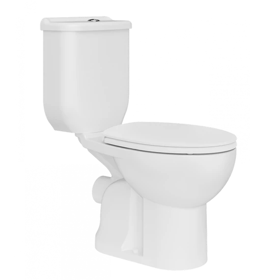 SEDEF kombi WC- set s bidetovou sprškou, zadný odpad, biela