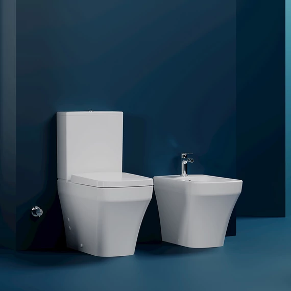 SOLO kombi WC-set s bidetovou sprškou, rimless, biela