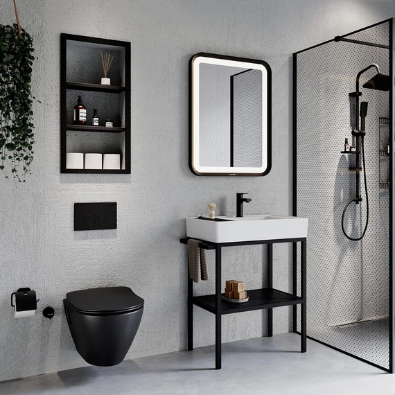TERRA  WC + Bidet 2V1 - čierna mat