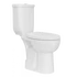 HANDICAPPED kombi WC- set s bidetovou sprškou, spodný odpad, biela