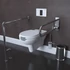 HANDICAPPED predĺžené závesné WC, s bidetovou sprškou, biela