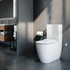 FREE kombi WC- set, rimless, biela