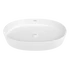 LOOP OVAL keramické umývadlo na dosku 60x40 cm, biela