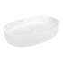 LOOP OVAL keramické umývadlo na dosku 60x40 cm, biela