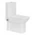 LARA kombi WC-set s bidetovou sprškou a integrovaným ventilom na studenú vodu, biela
