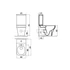 SOLO kombi WC-set s bidetovou sprškou, rimless, biela