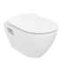 TERRA závesné WC s bidetovou sprškou, rimless, biela